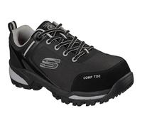 Skechers Hombre GATLON - STRIGAX H Zapato de Trabajo 200188EC BKGY Negro/Gris, negro y gris, 40 EU