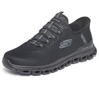 Skechers Hombre Glide-Step Noxus Slip-In ENTRENADOR, Black Mesh/Pu, 41 EU