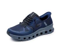 Skechers Glide-Step Pro, Zapatillas Hombre, Nvy Mesh/Hotmelt/Charcoal, 41.5 EU