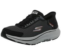 Skechers Hombre Go Run Consistent 2.0 Empowered Slip-In ENTRENADOR, Black And Charcoal Textile/Synthetic, 44.5 EU