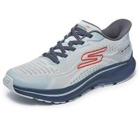 Skechers Hombre Go Run Consistent 2.0 Lockhart Slip-In Entrenador, Gray Textile, 44.5 EU