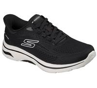 Skechers Hombre Go Walk Arch Fit 2.0 Percy Slip-In Entrenador | Sin cordones manos libres, plantilla extraíble con ajuste de arco, amortiguación Ultra Go, lavable a máquina