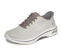 Skechers Hombre Go Walk Arch Fit 2.0 Percy Slip-In Entrenador | Sin cordones manos libres, plantilla extraíble con ajuste de arco, amortiguación Ultra Go, lavable a máquina