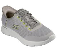 Skechers Hombre Go Walk Flex Netro Slip-In ENTRENADOR, Taupe Textile/Synthetic, 43.5 EU