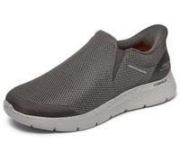 Skechers Hombre Go Walk Flex Ojai Slip-In ENTRENADOR, Khaki Textile, 48 EU