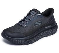 Skechers Hombre Go Walk Max Cushioning Hyper Burst Zoltar Slip-In ENTRENADOR, Black Textile/Trim, 44 EU