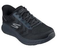 Skechers Hombre Go Walk Now Payton Slip-In ENTRENADOR, Black Textile/Synthetic, 43 EU