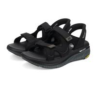 Skechers Hombre MAX Cushioning Premier 2.0 Sandal Julian Sandalias, Black and Charcoal Textile/Synthetic, 47 EU