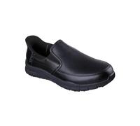 Skechers Hombre Nampa Broxtin Slip-In ENTRENADOR, Black Leather/Synthetic, 44 EU