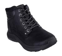 Skechers Hombre Pollard Waylon Botas, Black Leather/Synthetic, 43 EU