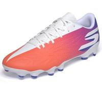 Skechers Hombre Razor 2 Academy Botas de fútbol para Terreno Firme, White/Blue/Pink, 47.5 EU