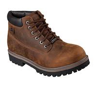 Skechers Sergeants Verdict, Botas Hombre, Dark Brown 422518, 41.5 EU
