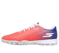 Skechers Hombre SKX_2 Club Botas de fútbol Turf, White/Blue/Pink, 41 EU