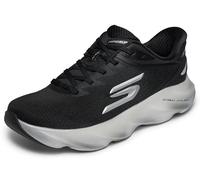 Skechers Aero Burst - Tenis sin cordones para hombre, color negro/blanco, talla 8