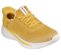 Skechers Hombre Slade Quinto Zapatillas, Yellow Knit, 44 EU