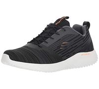 Skechers Hombre Sneakers, Black Mesh Pu Trim, 45 EU