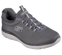 Skechers Hombre Summits 52811 Zapatillas, Charcoal Mesh/Trim, 45 EU
