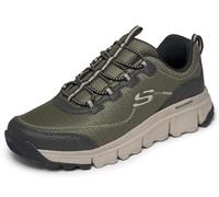 Skechers Hombre Summits At Triple Bridges Zapatillas, Olive Textile/Synthetic/Trim, 44 EU