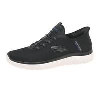 Skechers Hombre Summits High Range Slip-in , Black Mesh/Wht Trim, 42 EU