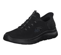 Skechers Hombre Summits High Range Slip-On, Black Mesh/Trim, 42.5 EU