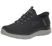 Skechers Summits High Range, Zapatillas Hombre, Carbón Negro, 47.5 EU Ancho