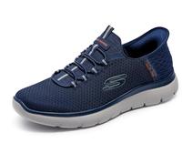Skechers Zapatillas Hombre Summits High Range Malla y ribete azul marino Talla 41.5 EU