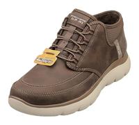 Skechers Hombre Summits Siegul Slip-In ENTRENADOR, Chocolate Suede/Trim, 42 EU