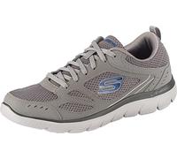 Skechers Hombre Summits South Rim Zapatillas, Gray Leather/Mesh/Trim, 41 EU