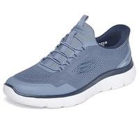 Skechers Hombre Summits Top Rate Slip-In ENTRENADOR, Slate Mesh/Tpu, 48.5 EU