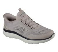 Skechers Hombre Summits Top Rate Slip-In ENTRENADOR, Taupe Mesh/Black Tpu, 41 EU