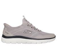 Skechers Hombre Summits Top Rate Slip-In ENTRENADOR, Taupe Mesh/Black Tpu, 44 EU