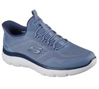 Skechers Hombre Summits Top Rate Zapatillas, Slate Mesh/TPU, 41 EU