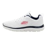 Skechers Hombre Summits Torre Zapatillas, White Mesh/Navy Trim, 43 EU