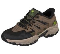 Skechers Hombre Terraform Pierce Zapatillas Deportivas, Brown Leather Synthetic Textile Black Trim, 42 EU