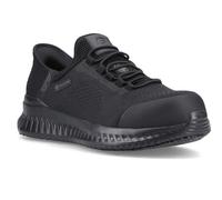 Skechers Hombre Tilido Fletchit Work, Black Textile/Synthetic, 41 EU