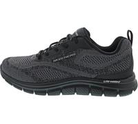 Skechers Hombre Track Pohlter Zapatillas Deportivas, Black Knit, 41 EU