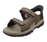 Skechers Sandalias Hombre SLIP-INS Tresmen Reece Ajuste relajado Marrón 43