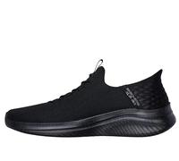 Skechers Hombre Ultra Flex 3.0 Right Away Slip-In ENTRENADOR, Black Mesh/Trim, 45 EU