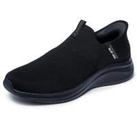Skechers Ultra Flex 3.0 Smooth Step Hands Free Slip-ins, Mocasín Hombre, Black, 42.5 EU Ancho