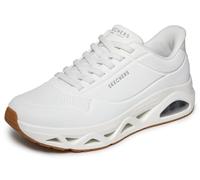 Skechers Zapatillas Deportivas UNO Step Glide on Air para Hombre, Durabuck Blanco, 45,5 EU