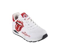 SKECHERS Hombre Uno - Rolling Stones Single Zapatillas 183102 Blanco