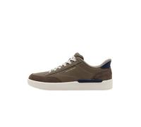 Skechers Hombre VERLOMA Radical Zapatillas, Dark Taupe Synthetic/Suede, 45 EU