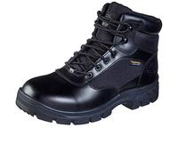 Skechers Botas de trabajo Wascana Benen para hombre cuero negro con textil 42 EU