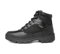 Skechers Hombre Wascana Benen Boots, Black Leather W Textile, 44 EU