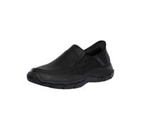 Skechers Hombre Zapatillas De Deporte De Piel Elgin Respected Slip-Ins, Black/Black, 45.5 EU