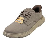 Skechers Zapatillas de lona para hombre Garza sin cordones Taupe oscuro 46 EU