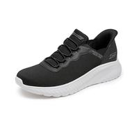 Skechers Hombre Zapatillas Hands-Free Slip-In Bobs Squad Chaos Daily Hype, Black Knit, 44 EU