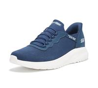Skechers Hombre Zapatillas Hands-Free Slip-In Bobs Squad Chaos Daily Hype, Navy Knit, 40 EU