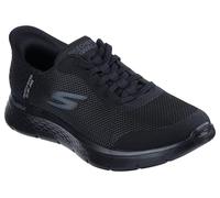 Skechers Hombre Zapatillas Sin Cordones Go Walk Flex, Black, 45 EU