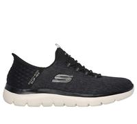 Skechers Hombres Slip Ins Zapatillas Deportivas Zapatos Negro Gris 232469